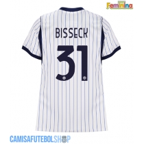 Camisa de time de futebol Inter Milan Yann Bisseck #31 Replicas 2º Equipamento Feminina 2026-27 Manga Curta